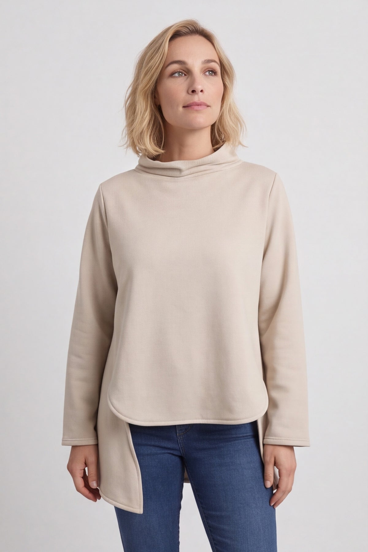 Courtney Cotton Top Stone – image 4 of 6