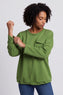 Tania Pocket Top Olive – image 4 of 6