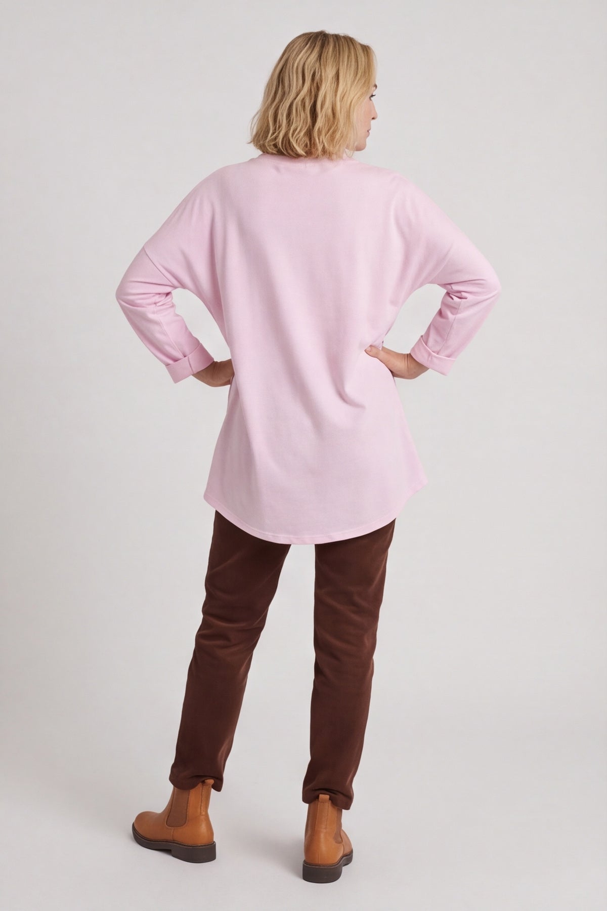 Edwina Cotton Top Pink – image 4 of 6