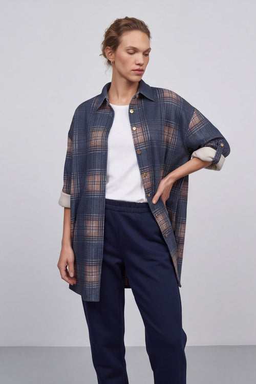 Calla Print Over Shirt – image 3 of 5