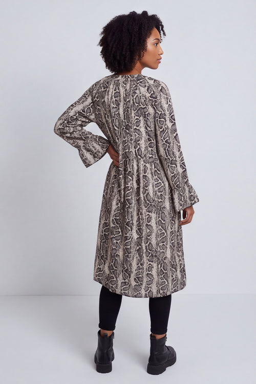 Jackie Snake Print Dress – image 3 of 4