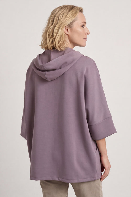 Marjorie Zip Hooded Jacket Mocha – image 4 of 6