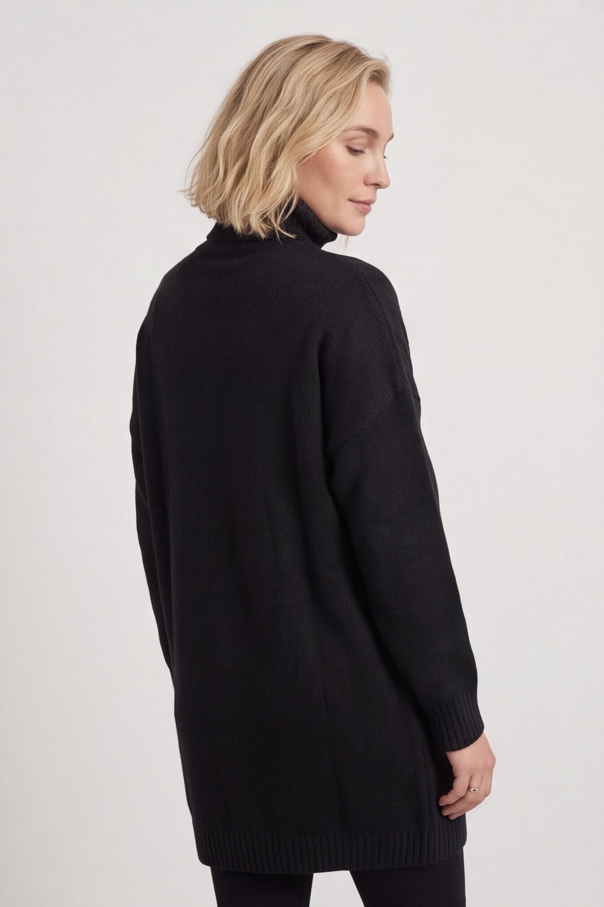 Moira Polo Knitted Jumper Black – image 4 of 6