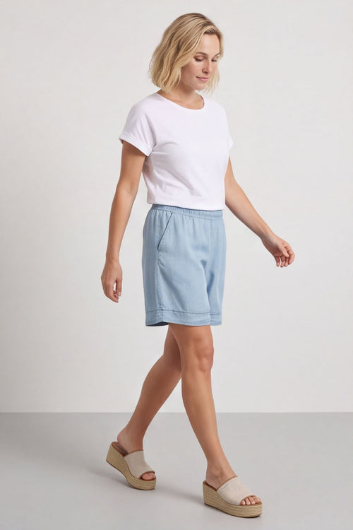 Rosemary Denim Shorts Light Denim – image 4 of 6