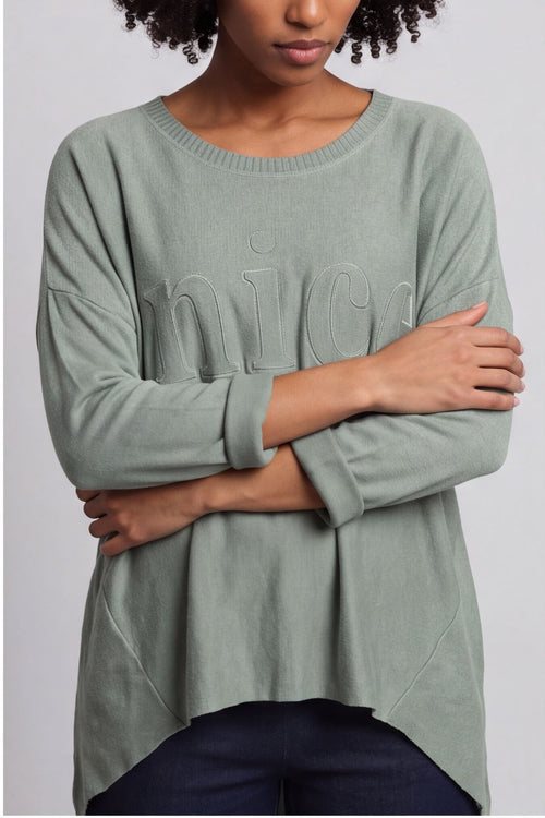 Nice Knit Top Khaki – image 4 of 6