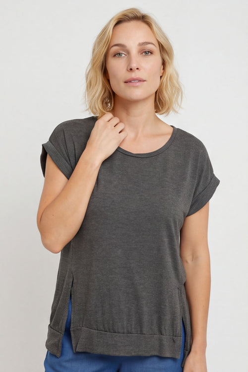 Catrin Top Marl Charcoal – image 4 of 6