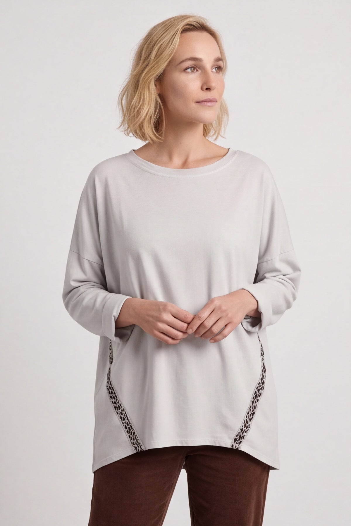 Edwina Cotton Top Stone – image 4 of 6
