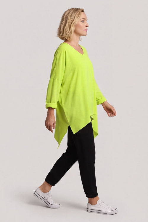 Jodie Dip Side Cotton Top Yellow – image 3 of 5