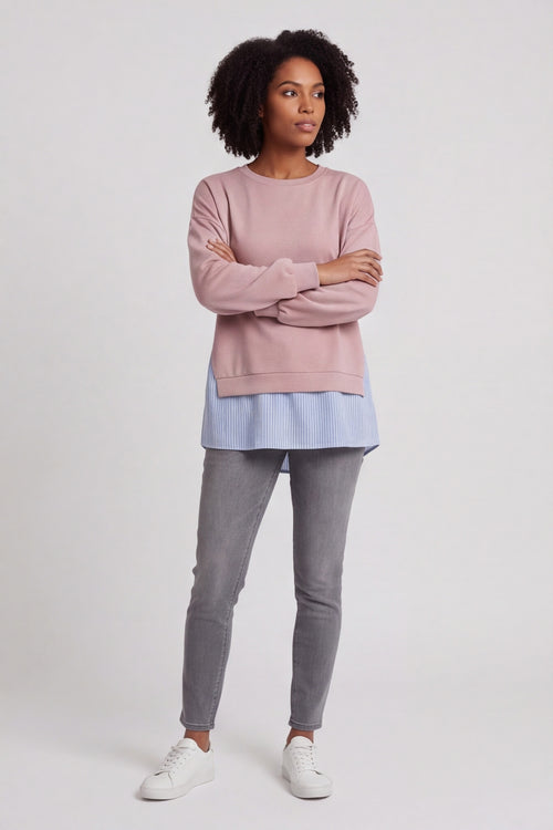 Gail Layer Detail Top Pink – image 4 of 6