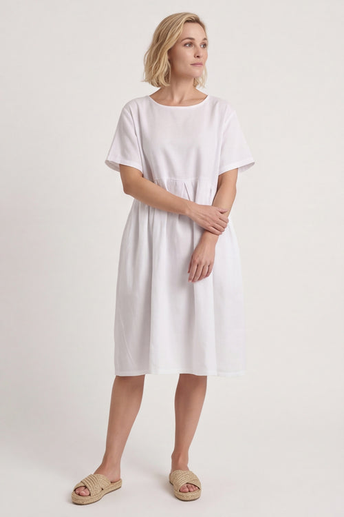 Zouch Linen Cap Sleeve Dress – image 4 of 6