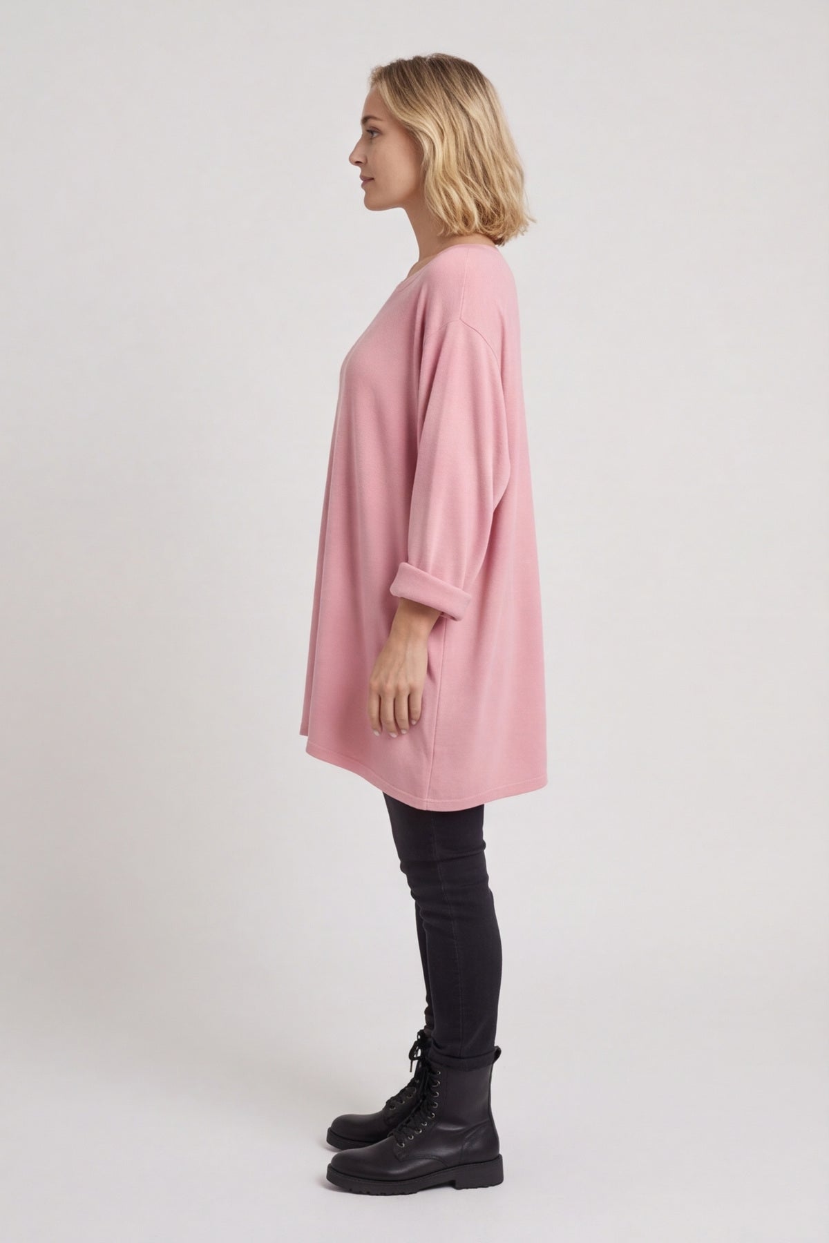 Beverley Oversize Knitted Top Pink – image 4 of 6