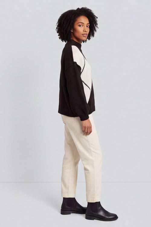 Rodina Argyle Knitted Jumper Cocoa – image 4 of 6
