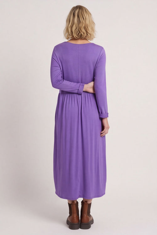 Kylie Long Sleeve Dress Lilac – image 3 of 5