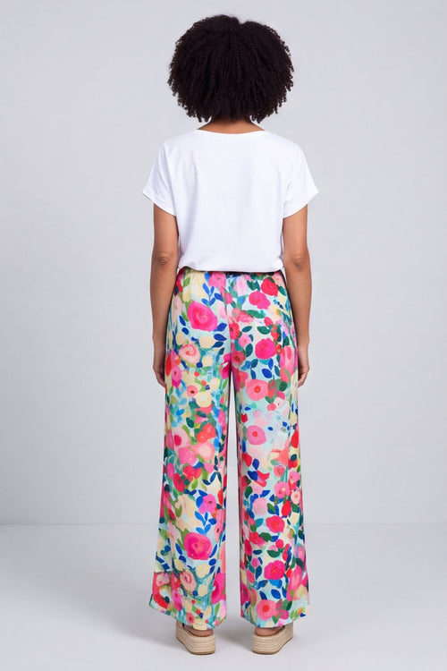Lelia Print Trousers Mint – image 4 of 6