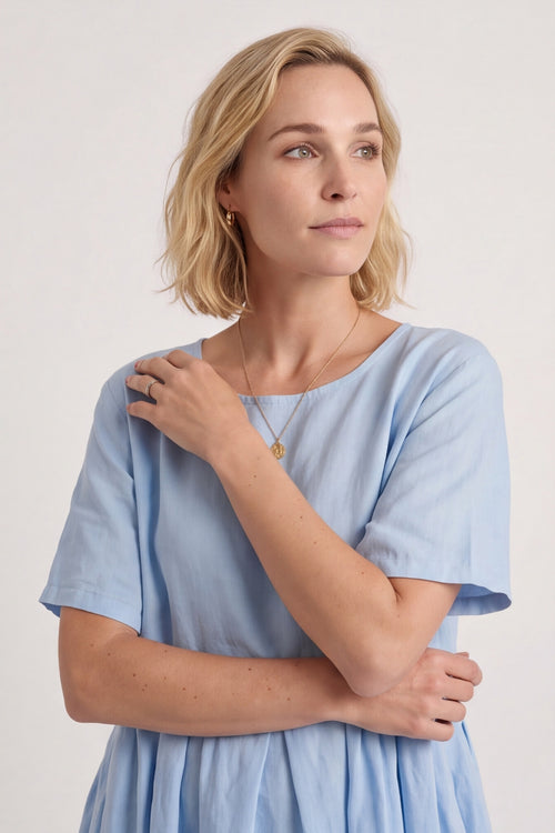 Zouch Linen Cap sleeve Dress – image 4 of 6