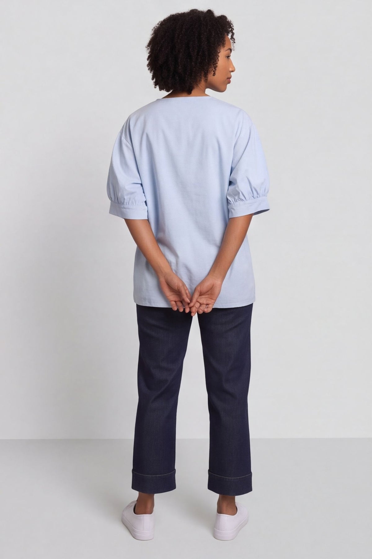 Lallie Cotton Top Light Blue – image 4 of 4