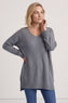 Bo Slouch V-Neck Jumper Mid Grey – image 4 of 6