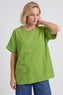 Maxine Flower Patch Linen Top Olive – image 4 of 6