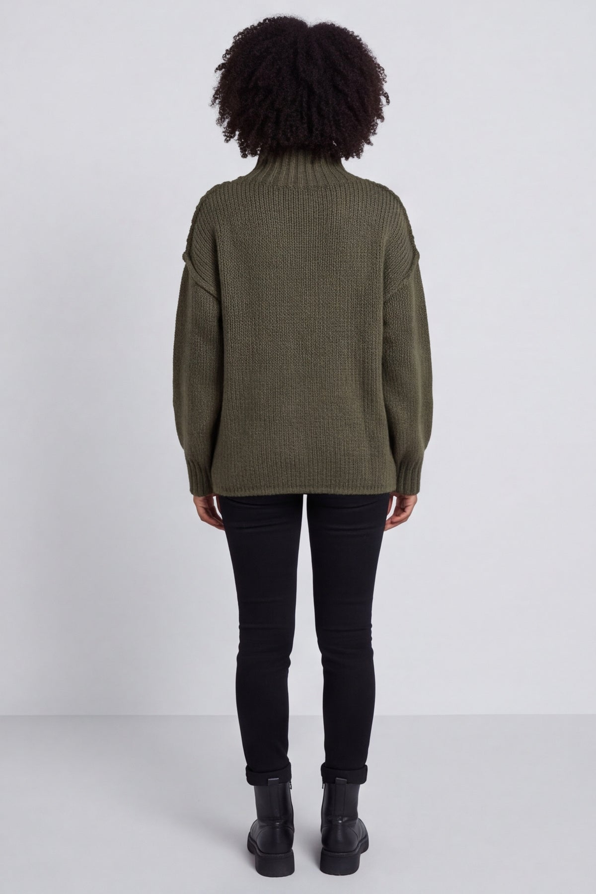 Ciao Knitted Jumper Khaki – image 4 of 6
