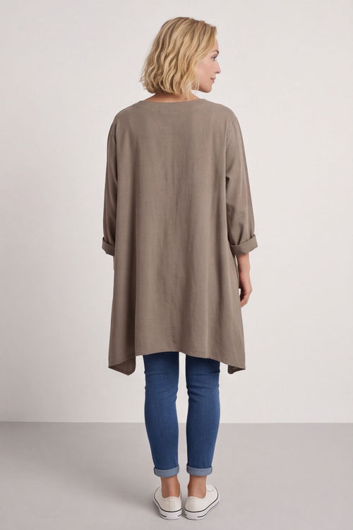 Berenice Cotton Top Mocha - Image 5