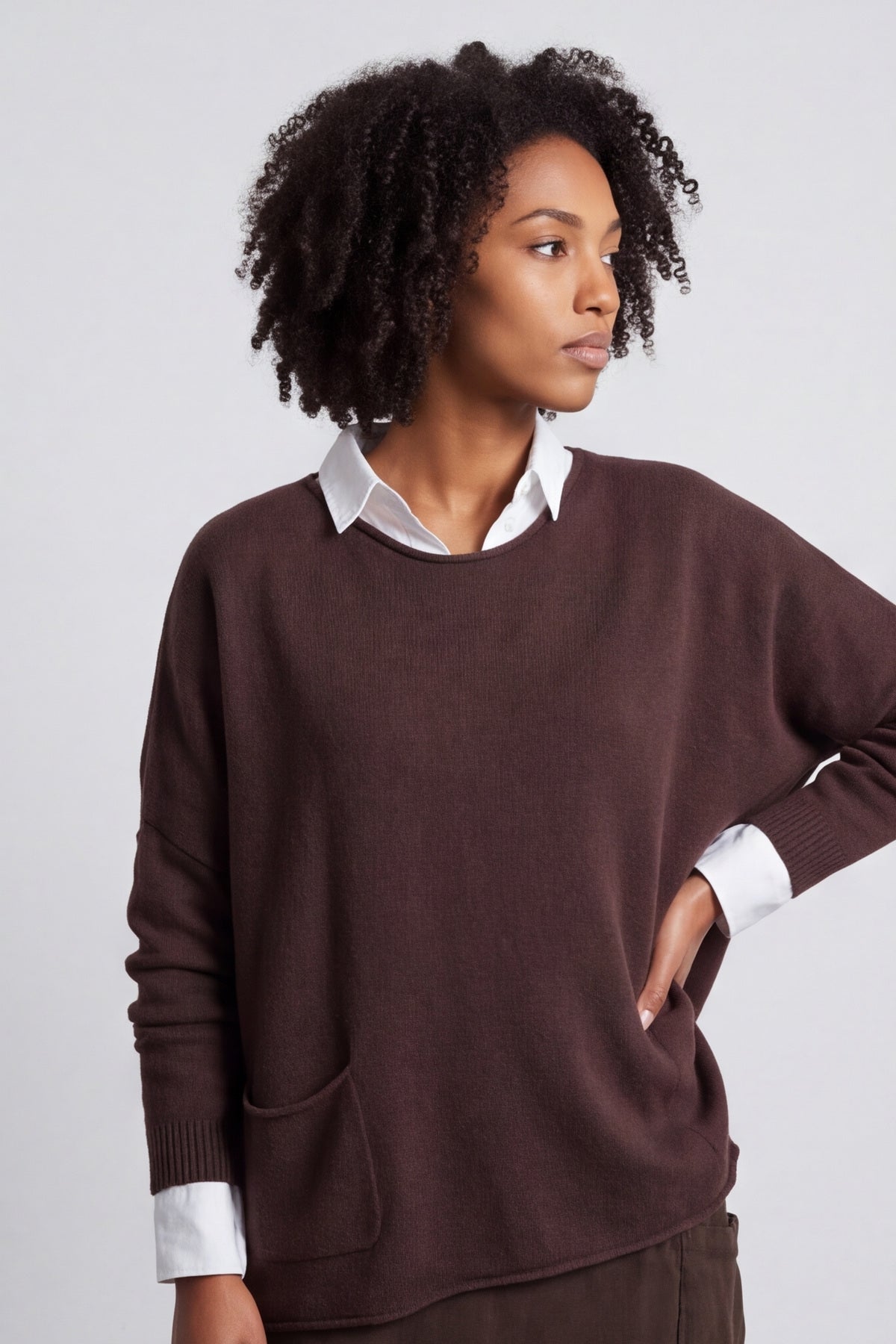 Fern Pocket Knitted Jumper – image 3 of 5