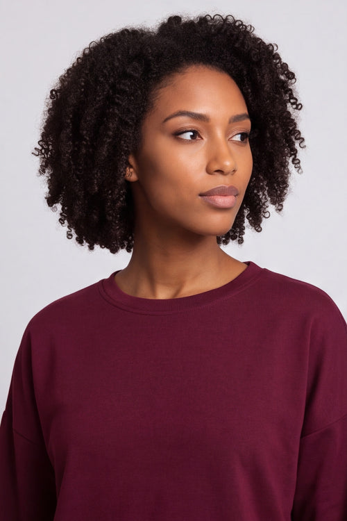 Gail Layer Detail Top Wine – image 4 of 6