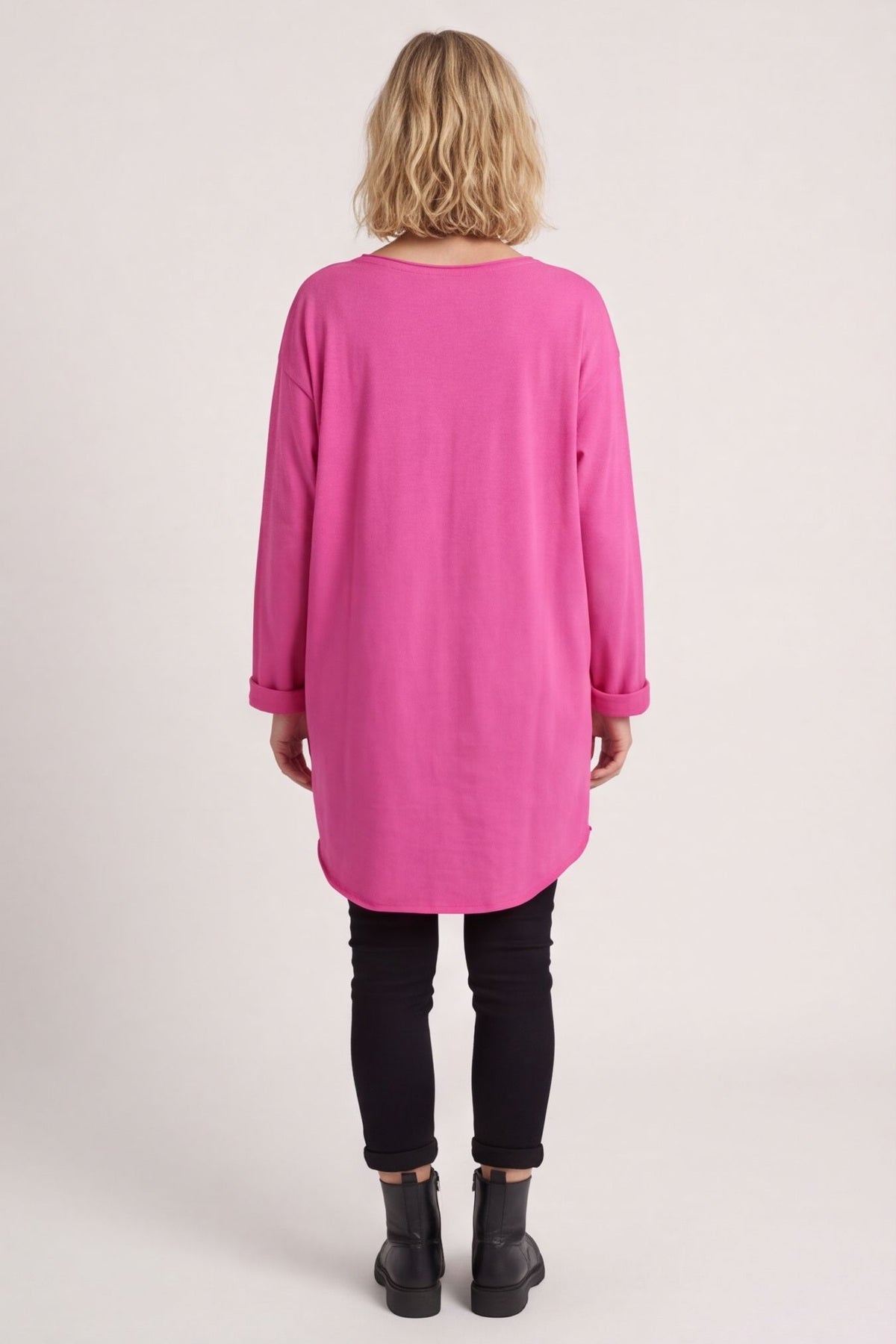 Sasha Cotton Top Fuchsia – image 4 of 5
