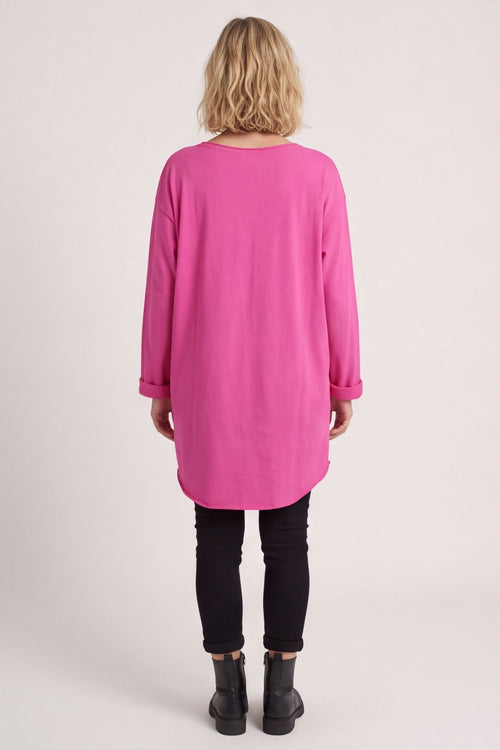 Sasha Cotton Top Fuchsia – image 4 of 5