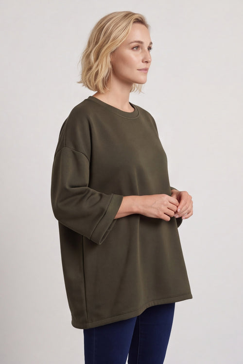 Corina Sweatshirt Khaki – image 4 of 6