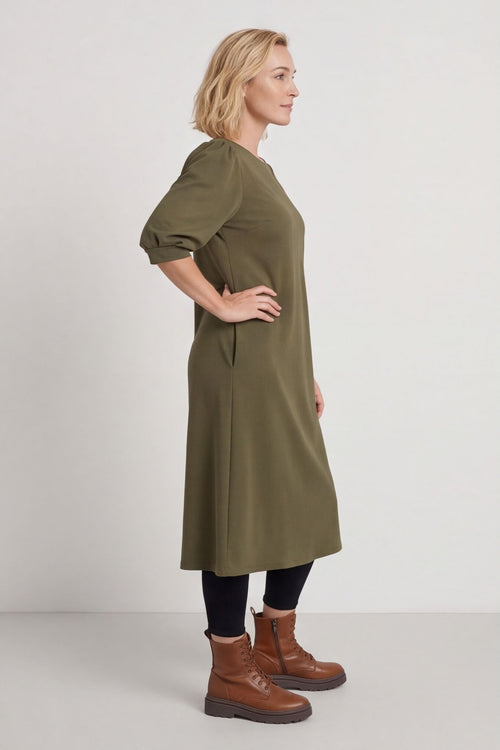 Florentina Dress Khaki – image 4 of 6