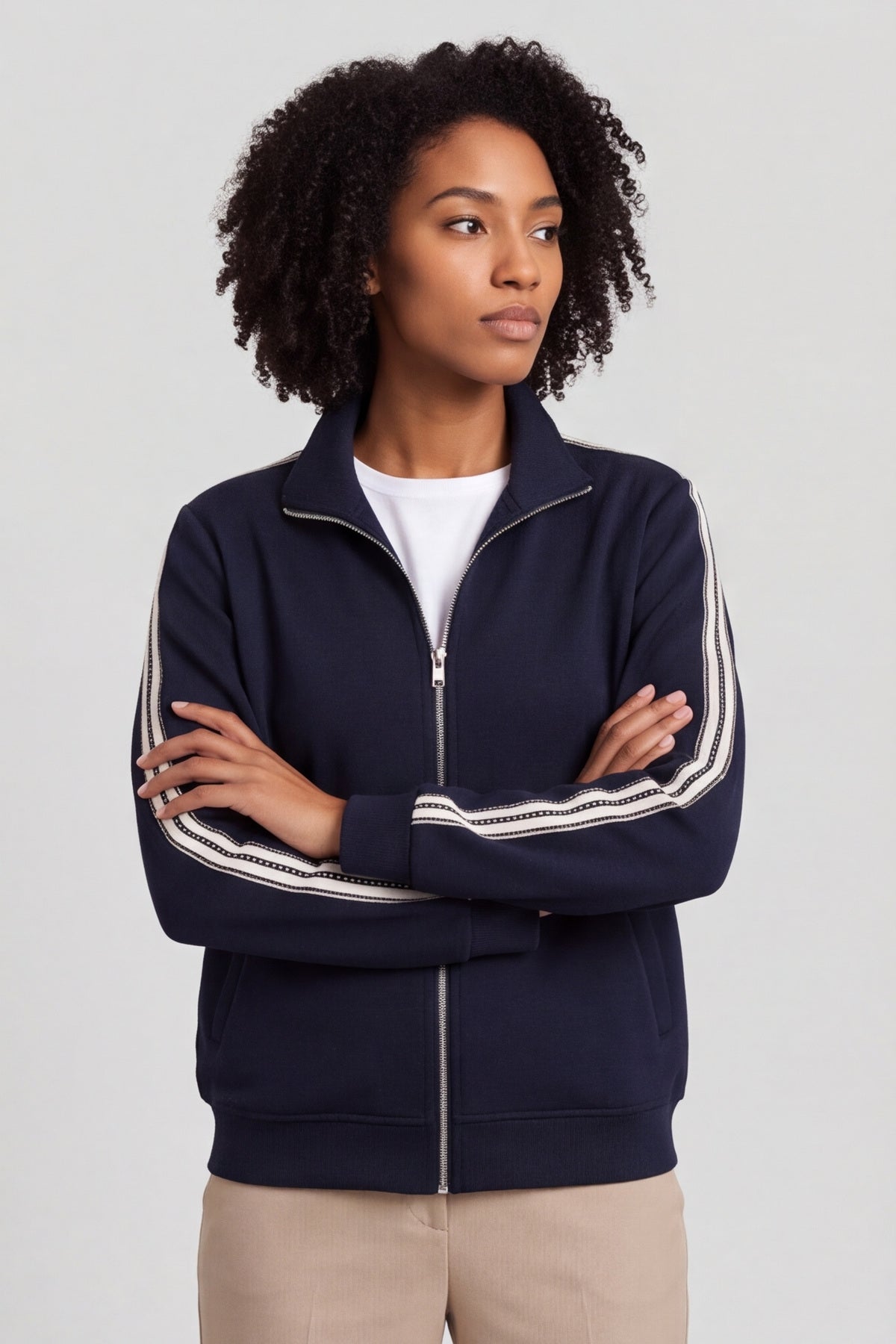 Safiya Zip Jacket Black – image 4 of 6