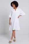 Crespa Crinkle Cotton Dress White – image 4 of 6