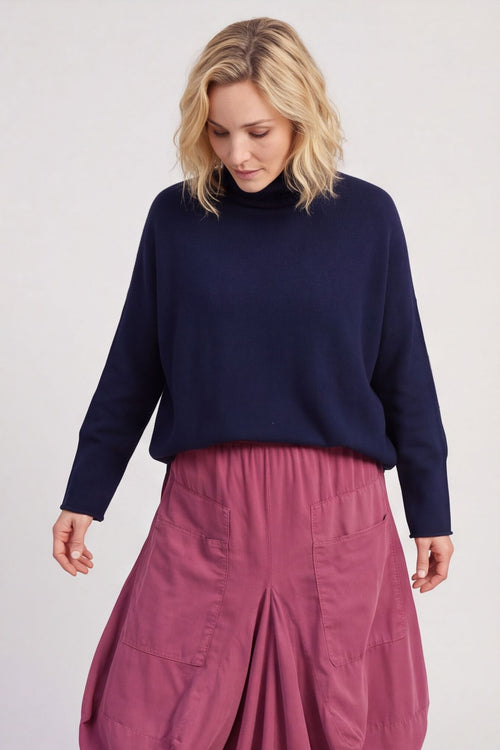 Orla Needlecord Parachute Skirt Plum – image 4 of 5
