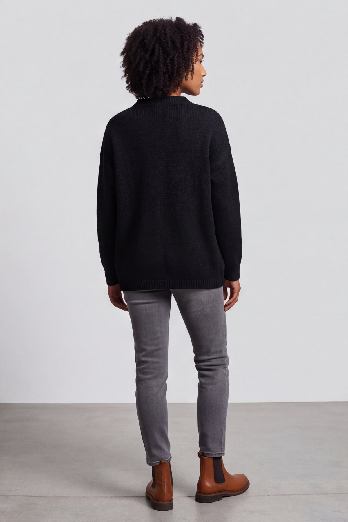 Elaine Knitted Jumper Black – image 5 of 6