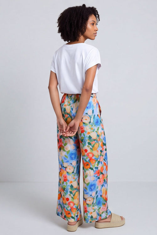Lelia Print Trousers Light Blue – image 5 of 6
