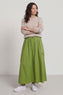 Myrna Cotton Skirt Green – image 3 of 4