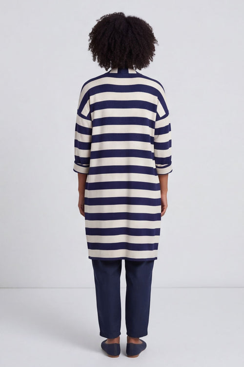Lizzie Stripped Longline Cardigan – image 4 of 5