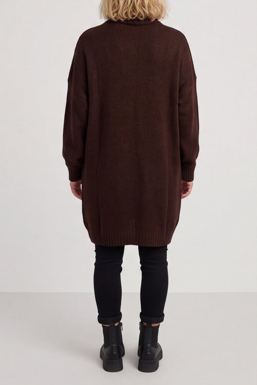 Moira Polo Knitted Jumper Cocoa – image 5 of 6