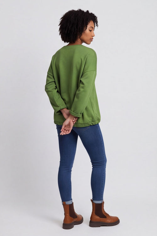 Tania Pocket Top Olive – image 5 of 6
