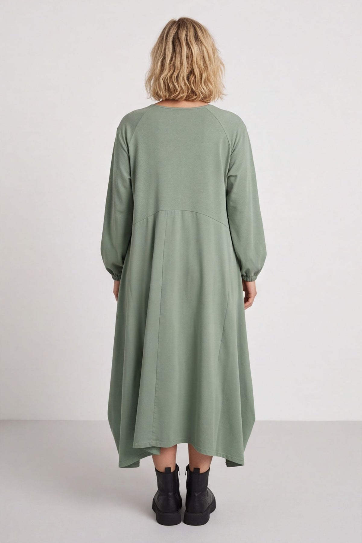 Netta Cotton Dress Sage Green – image 5 of 5