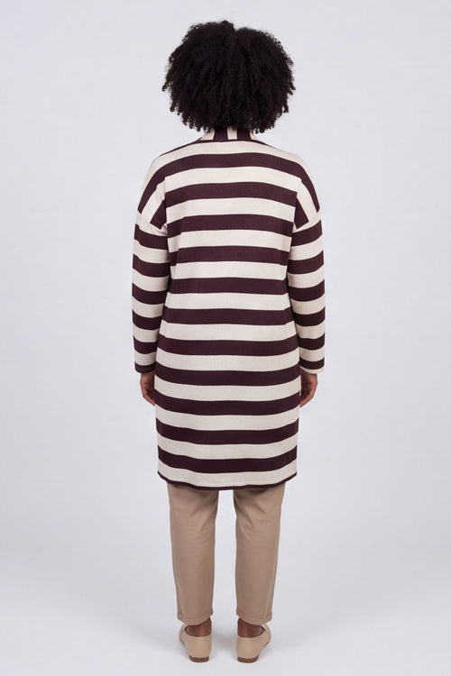 Lizzie Stripped Longline Cardigan – image 5 of 6