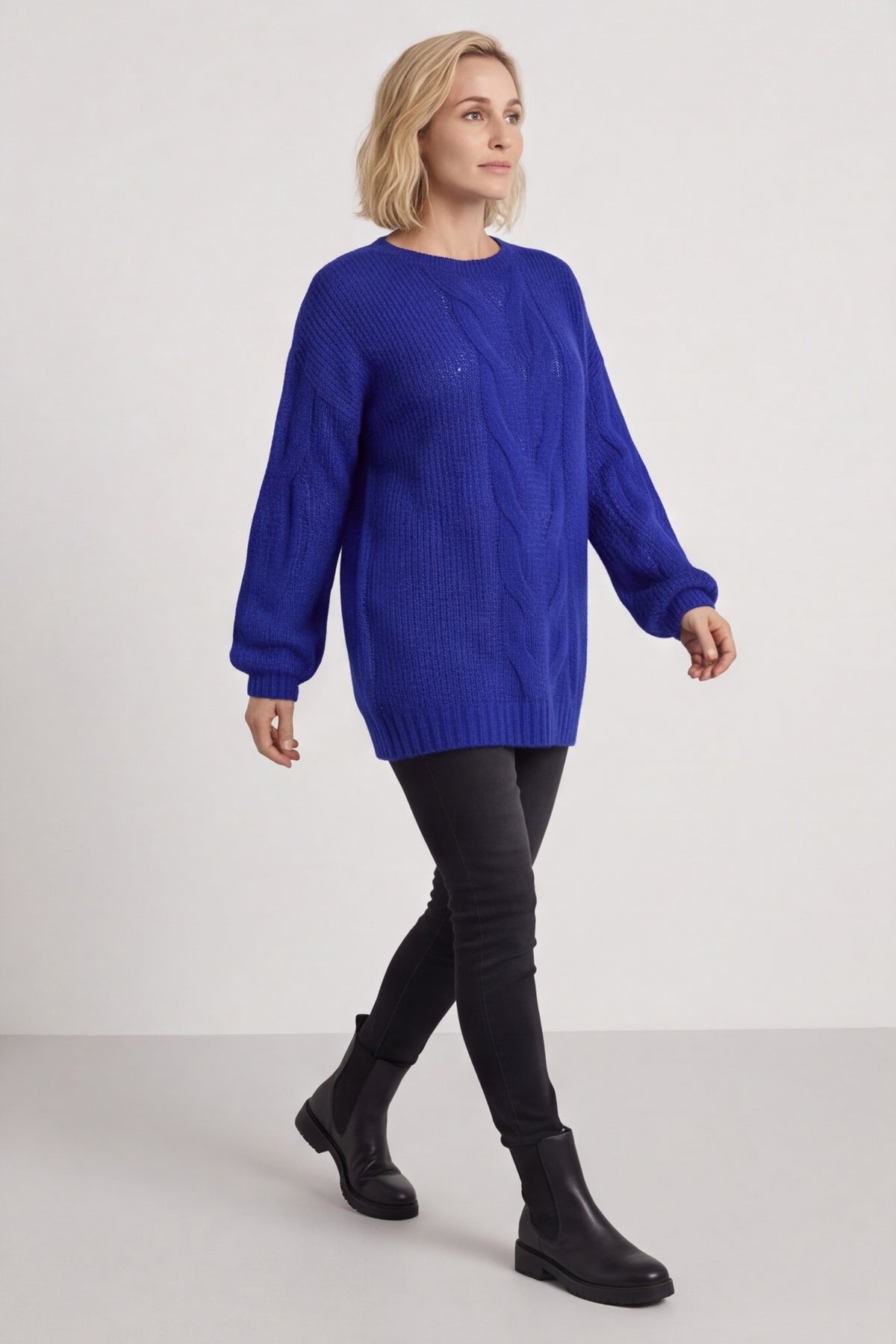 Layne Knitted Jumper Cobalt