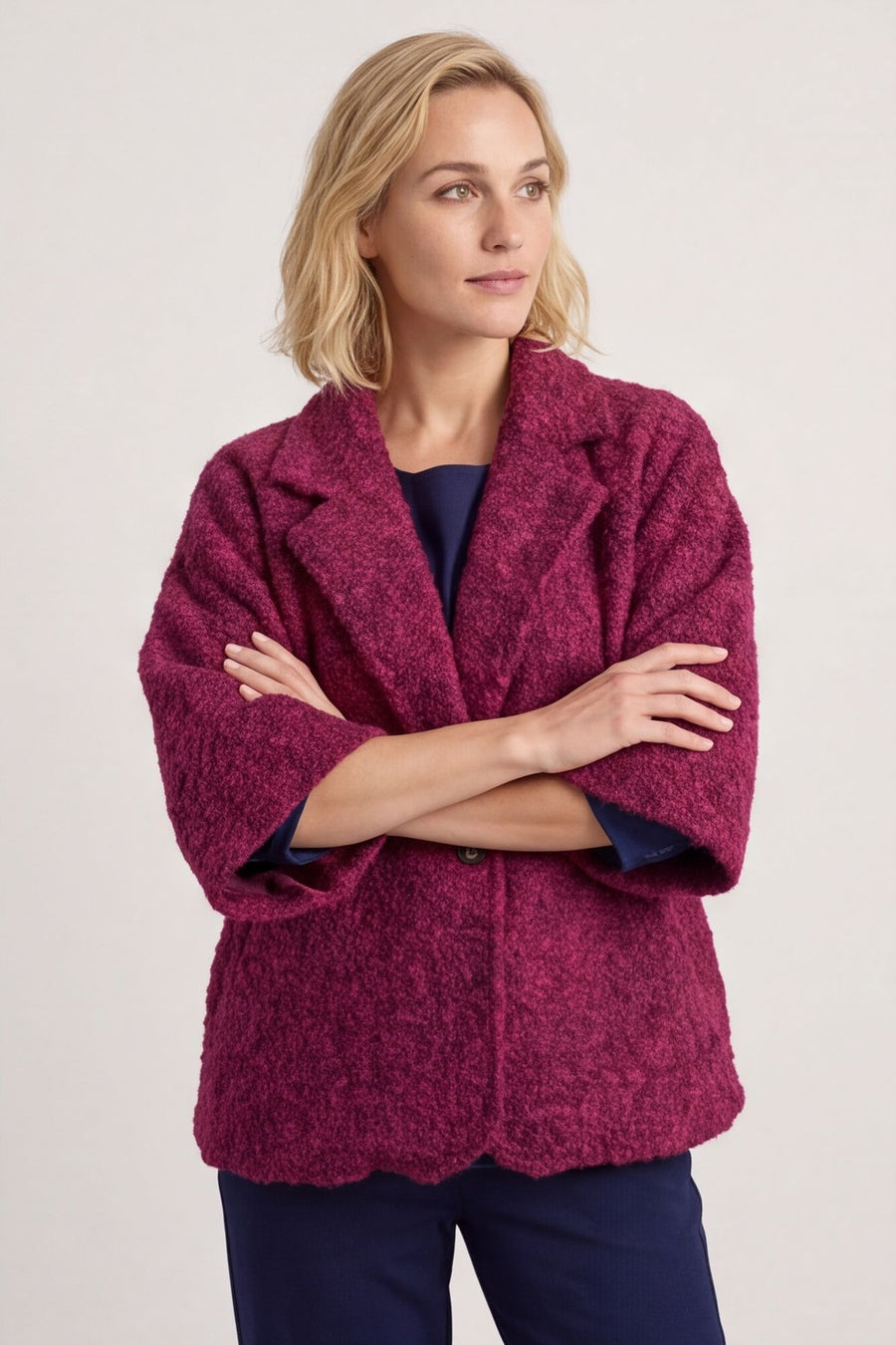 Perdita Jacket Wine – image 3 of 4