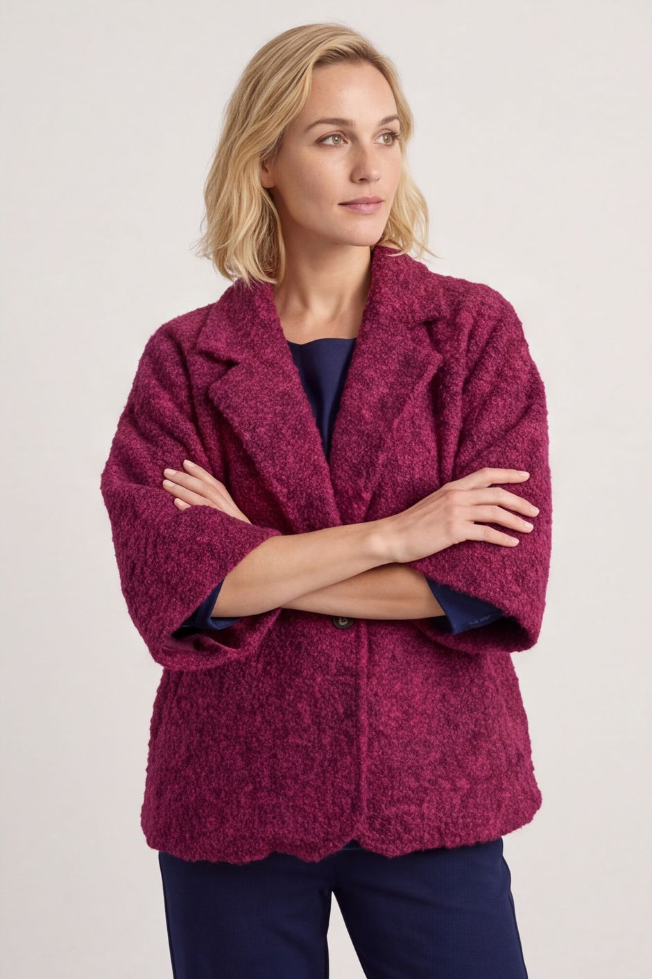 Perdita Jacket Wine – image 3 of 4