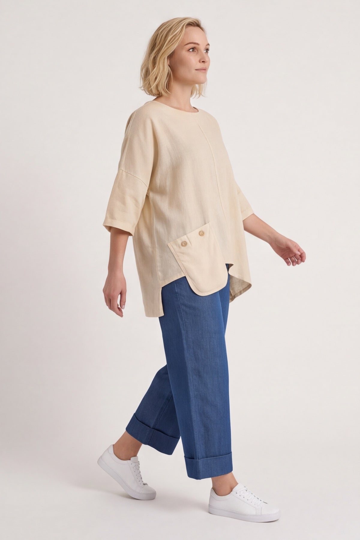 Daisy Linen Top – image 5 of 5