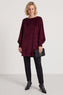 Zannah Button Back Tunic Wine