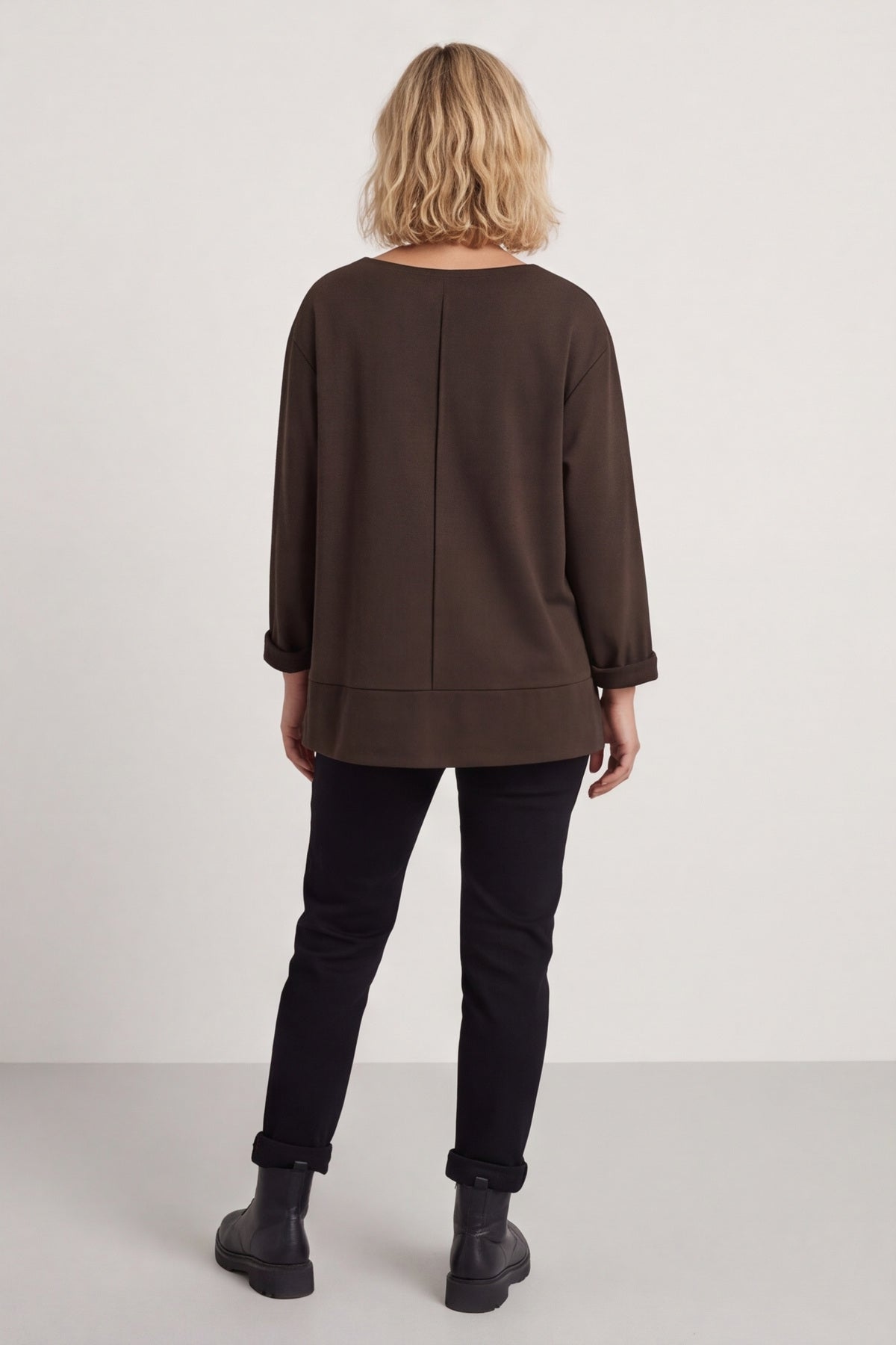 Laurissa Cotton Top Cocoa – image 4 of 5