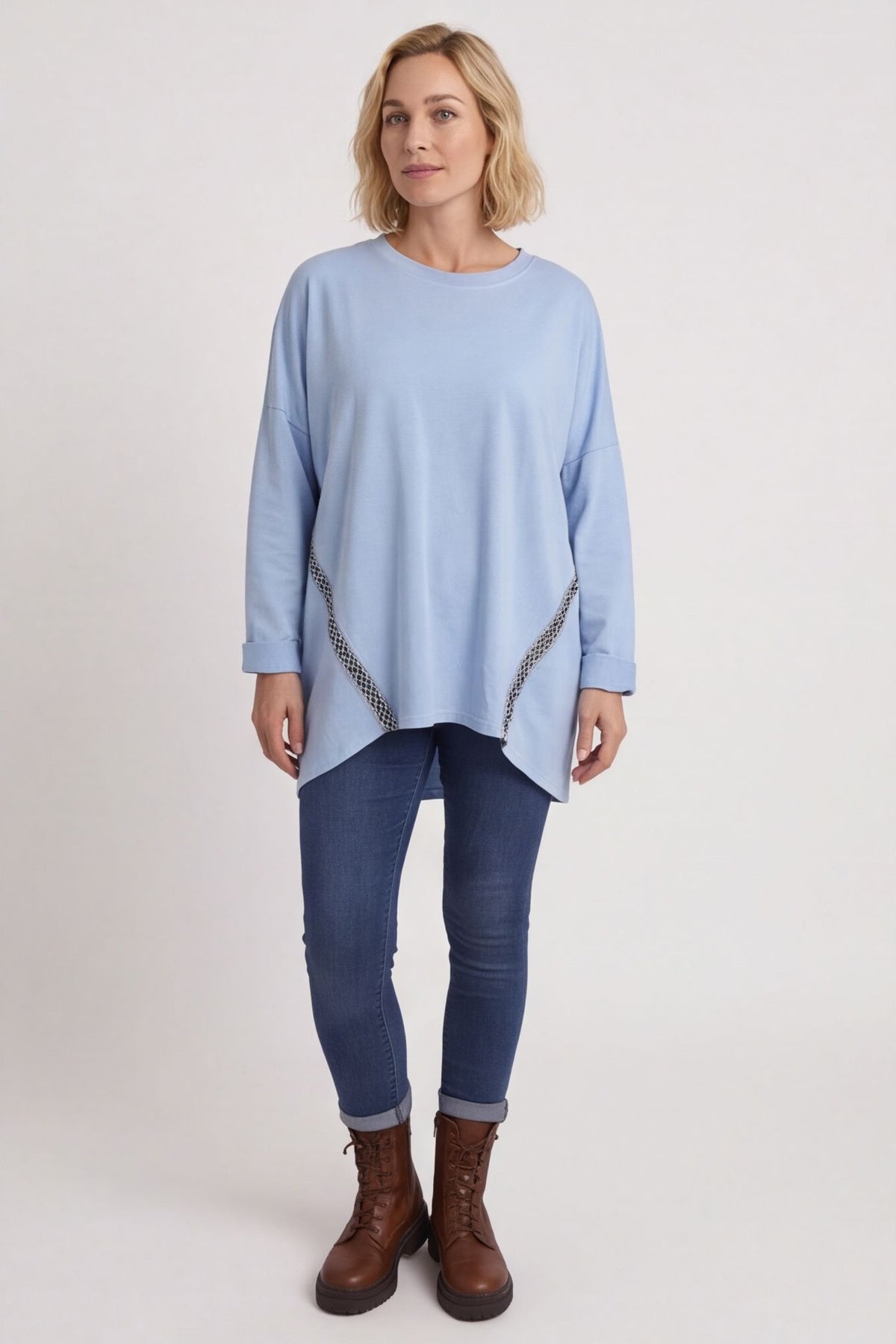 Edwina Cotton Top Light Blue – image 4 of 5