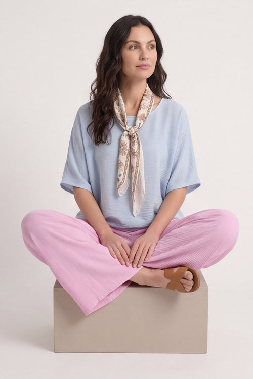 Athena Wide Leg Trousers Fuchsia – image 5 of 6