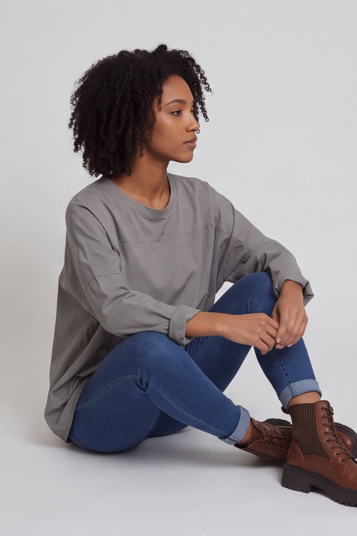 Dianne Cotton Top Mocha – image 5 of 5